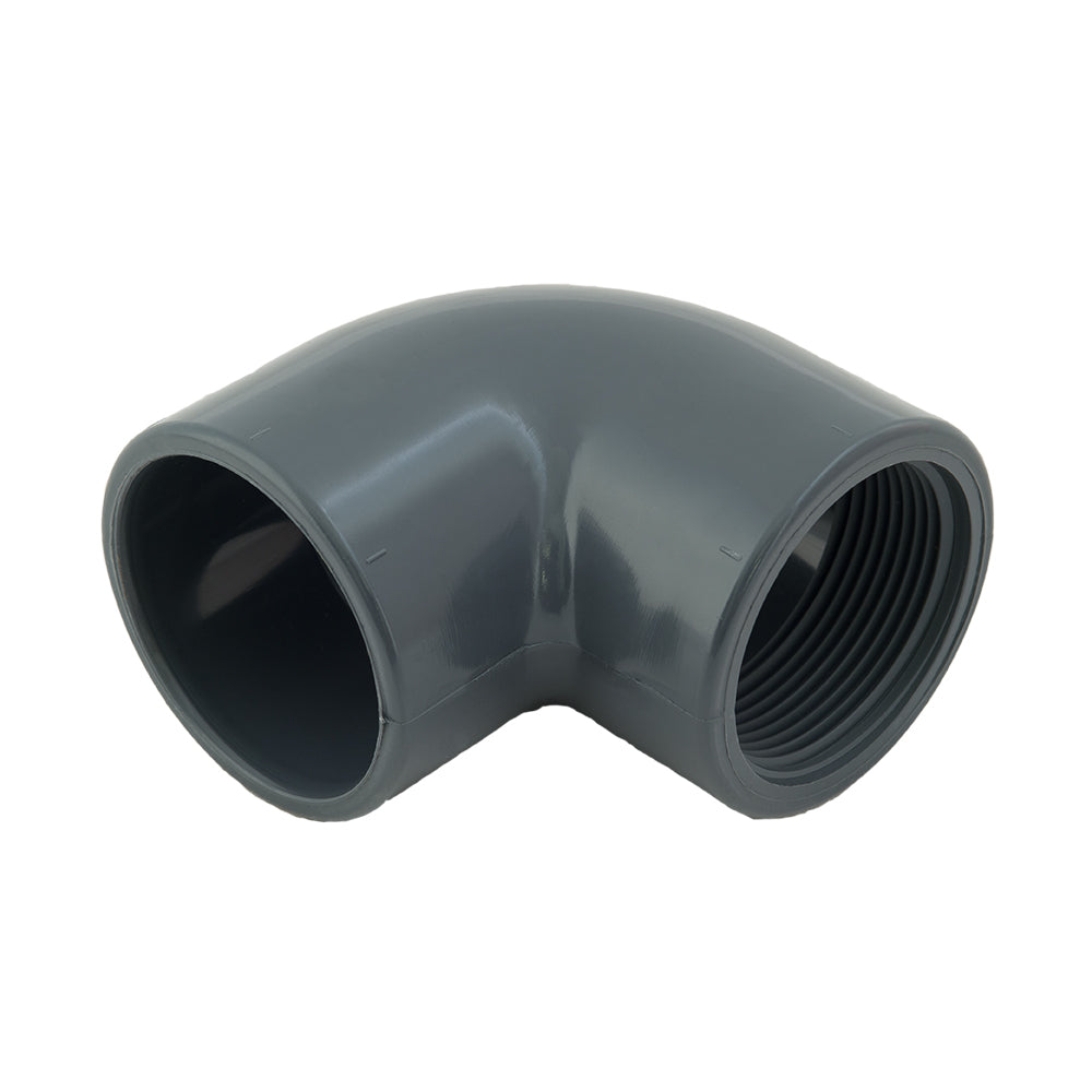 90° PVC-Winkel, Klebemuffe/Innengewinde