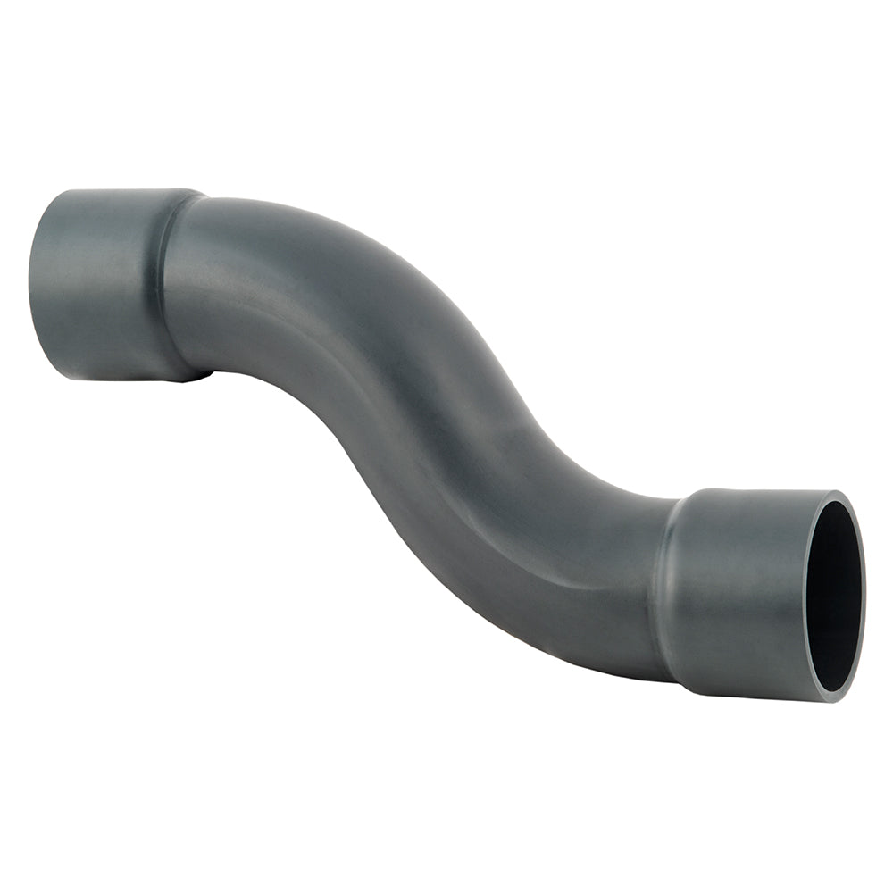 PVC-S-Bogen Klebemuffe x Klebemuffe