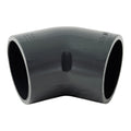 45° PVC-Winkel Klebemuffe x Klebemuffe